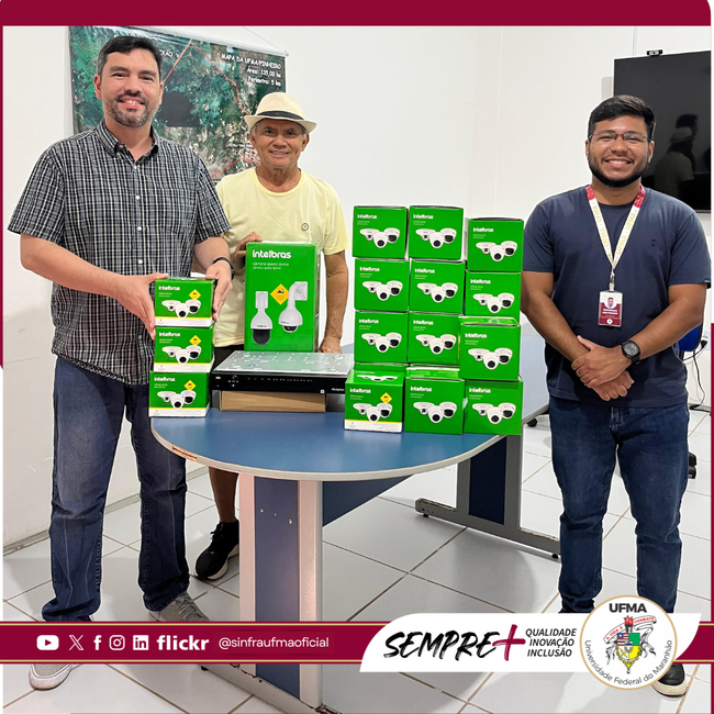 Visita técnica da equipe da SINFRA ao Campus Pinheiro reforça segurança institucional