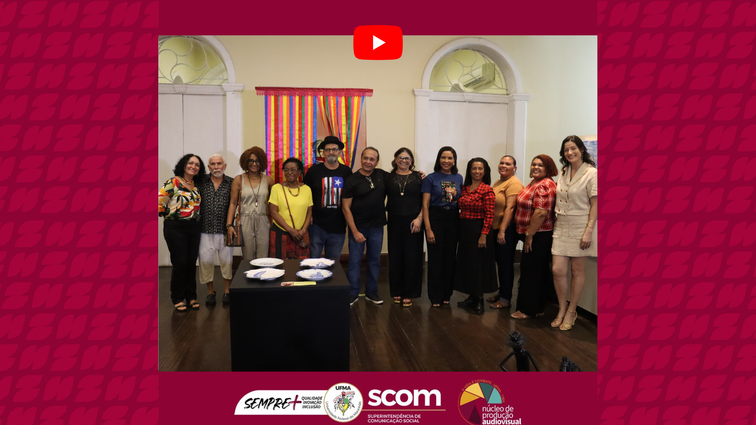 Exposição "Em Tempos de Guarnicê" celebra a cultura popular maranhense no Palacete Gentil Braga