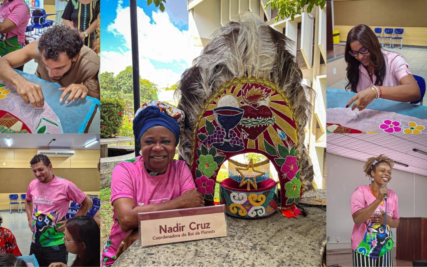 “À pele que se borda”: projeto da UFMA promove integração entre arte, educação e cultura popular com o Boi da Floresta