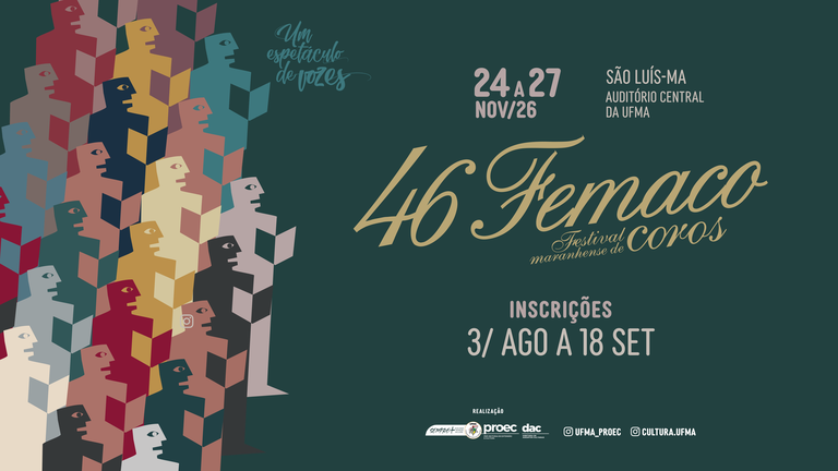 46ª edição do Festival Maranhense de Coros está com inscrições abertas