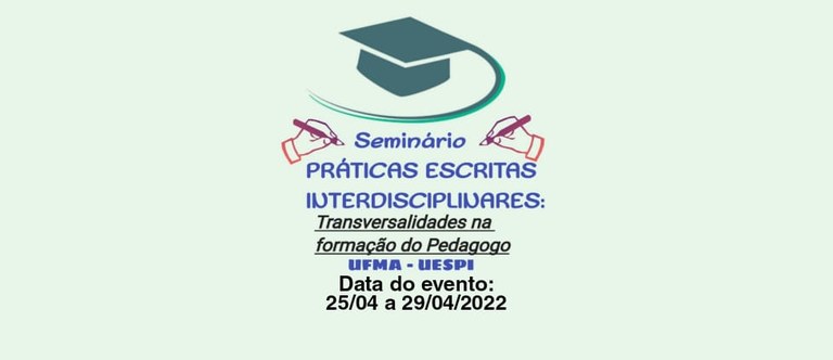 Abertas As Inscrições Para I Seminário De Práticas Escritas ...