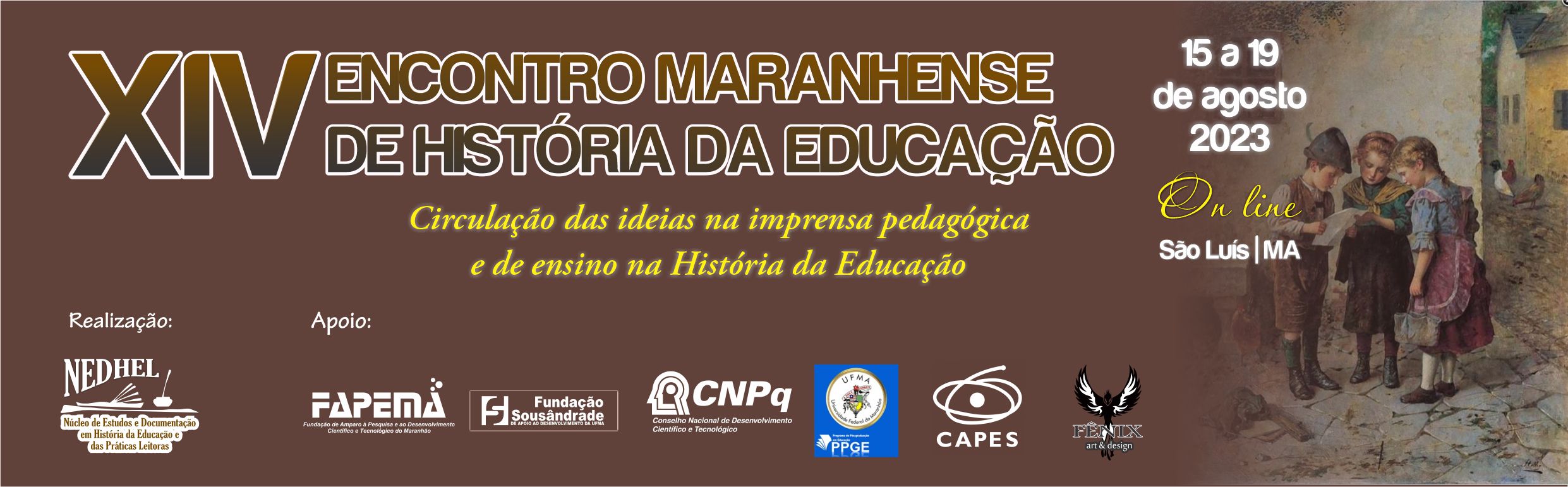 Abertas as inscrições para o “XIV Encontro Maranhense de História da Educação” da UFMA