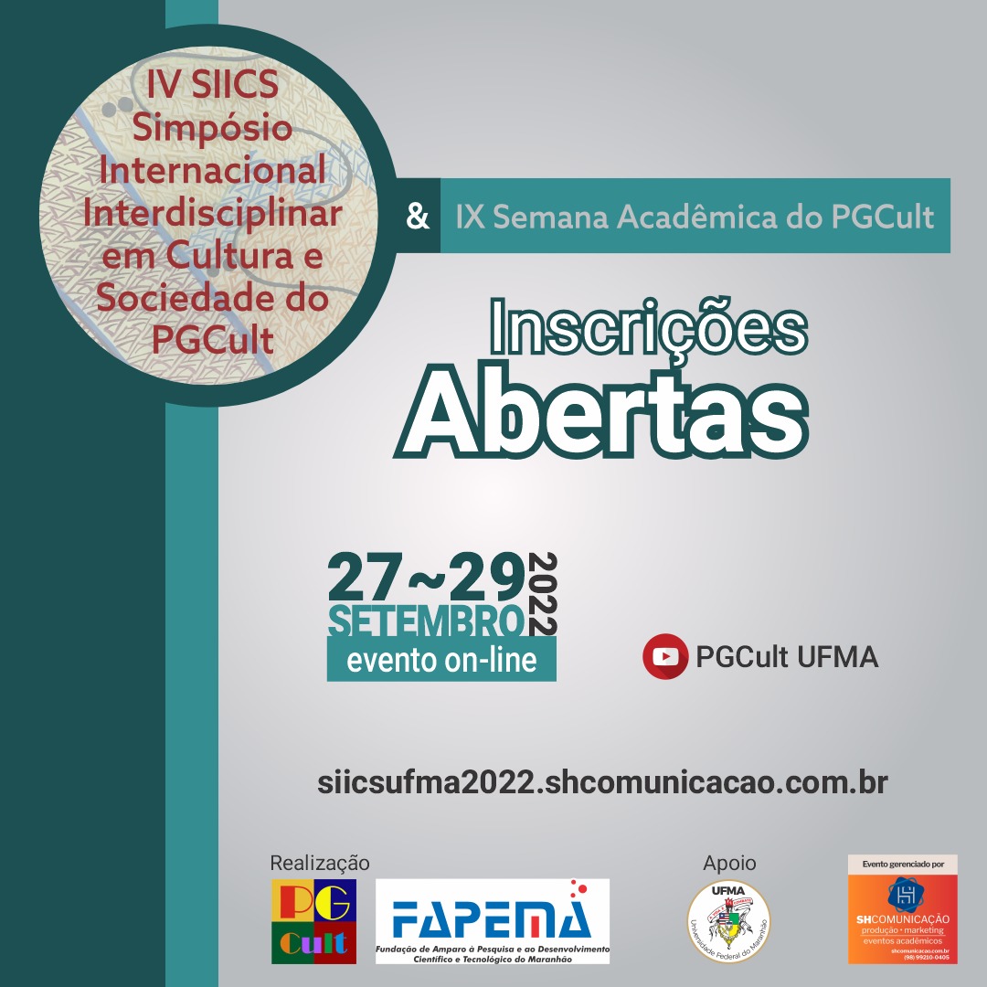 Abertas as inscrições para o IV Simpósio Interdisciplinar em Cultura e Sociedade e IX Semana Acadêmica do PGCult.jpg