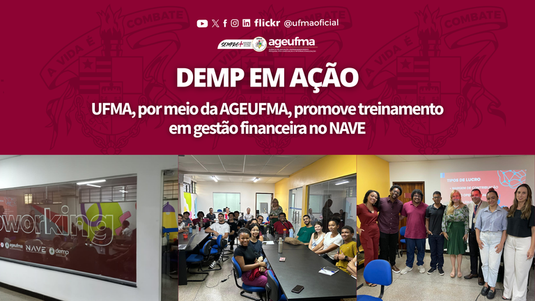 AGEUFMA promove treinamento em gestão financeira