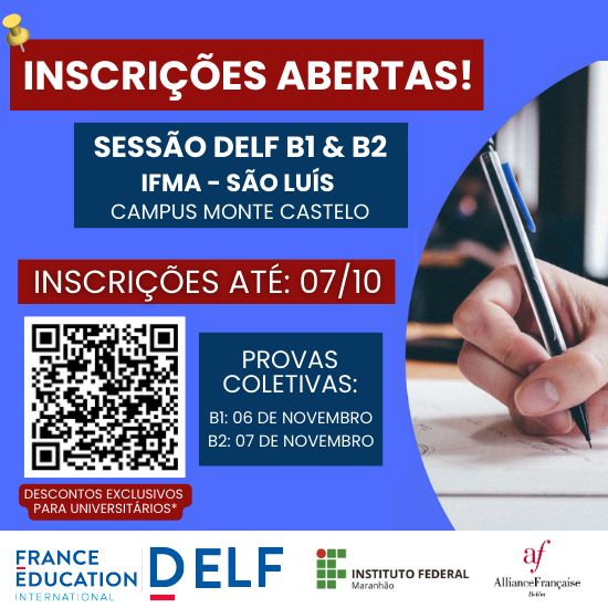 Aplicação de provas do DELF no Maranhão abre oportunidades para estudantes da UFMA