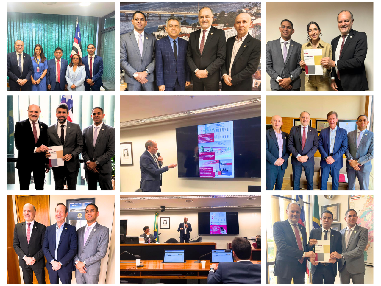 Articulação em Brasília: UFMA apresenta demandas institucionais à bancada maranhense visando fortalecer a educação superior no Maranhão