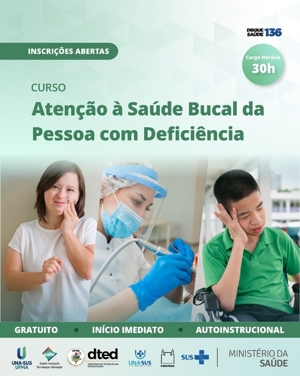 Atenção à Saúde Bucal da Pessoa com Deficiência é tema de novo