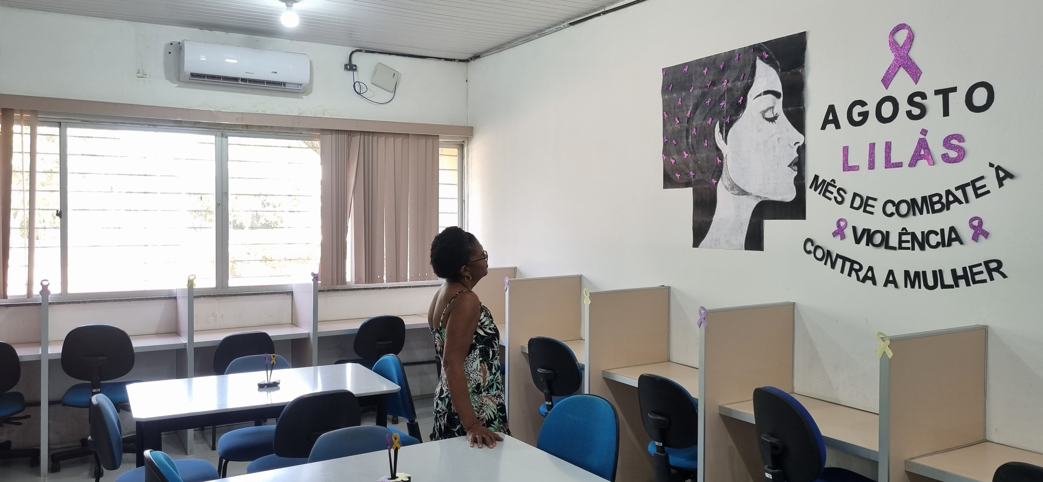 Biblioteca do Centro de Ciências de Pinheiro (CCPi) promove campanhas em alusão ao Agosto Lilás e Agosto Dourado