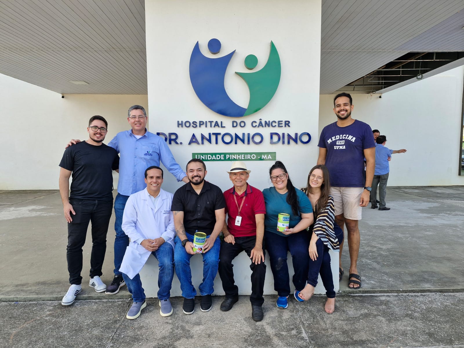 Campanha do Centro de Ciências de Pinheiro amplia e faz plantio de árvores no Hospital do Câncer Dr. Antonio Dino