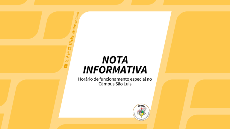 Câmpus São Luís terá horário de funcionamento especial de 1 a 9 de setembro
