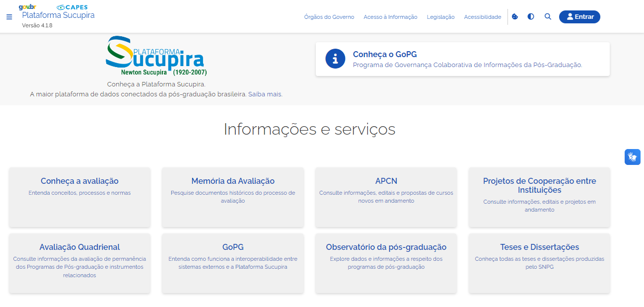 CAPES disponibiliza nova atualização da Plataforma Sucupira