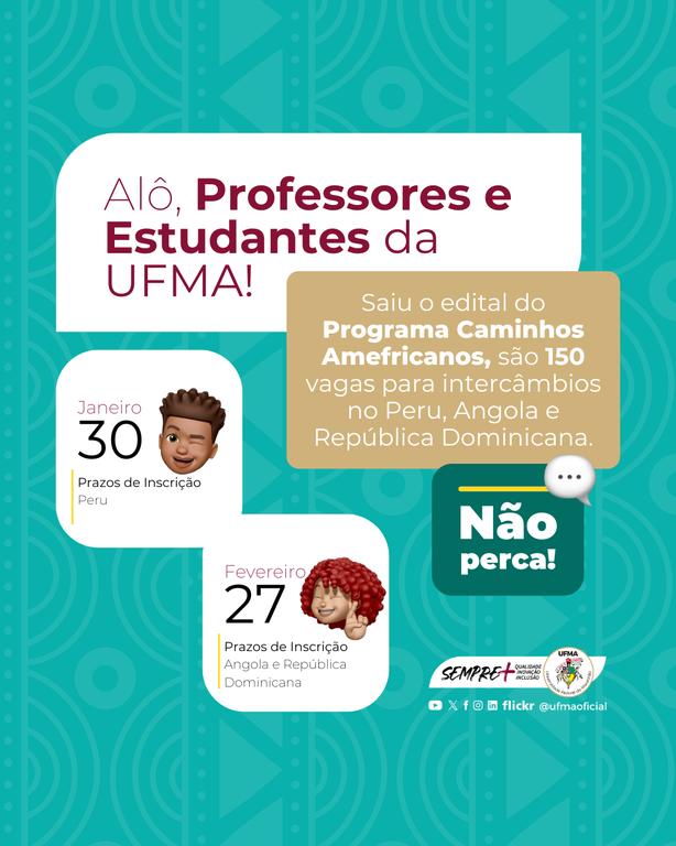 CAPES divulga edital para o Programa Caminhos Amefricanos