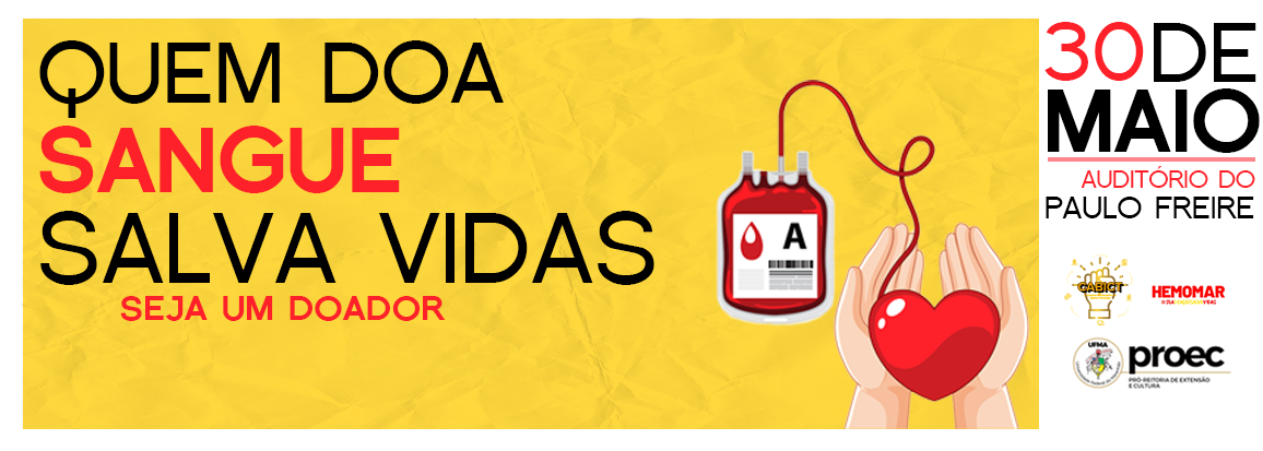 Centro Acadêmico de BICT e Hemomar promoverá ação para doação de sangue nesta terça-feira, 30