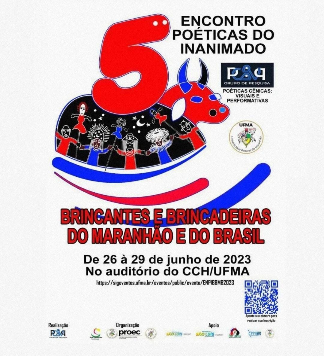 Centro de Ciências Humanas receberá, nos dias 26, 27, 28 e 29 de junho, o 5º Encontro de Poéticas do Inanimado