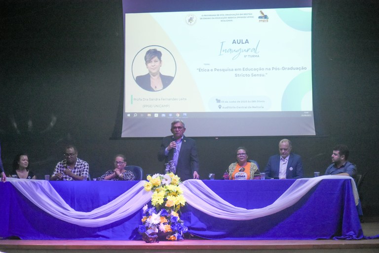 Cerimônia e palestra com novos discentes marcam a “Aula Inaugural da oitava turma de Mestrado do PPGeeb”
