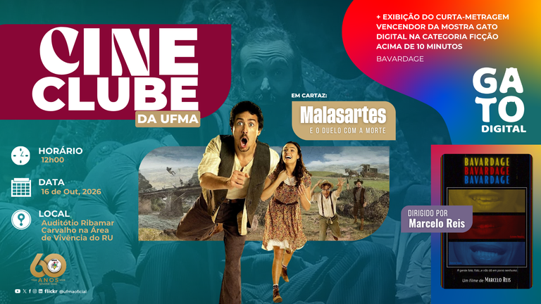 Cineclube da UFMA exibe “Malasartes e o Duelo com a Morte” e o curta premiado “Bavardage” nesta sexta-feira, 16