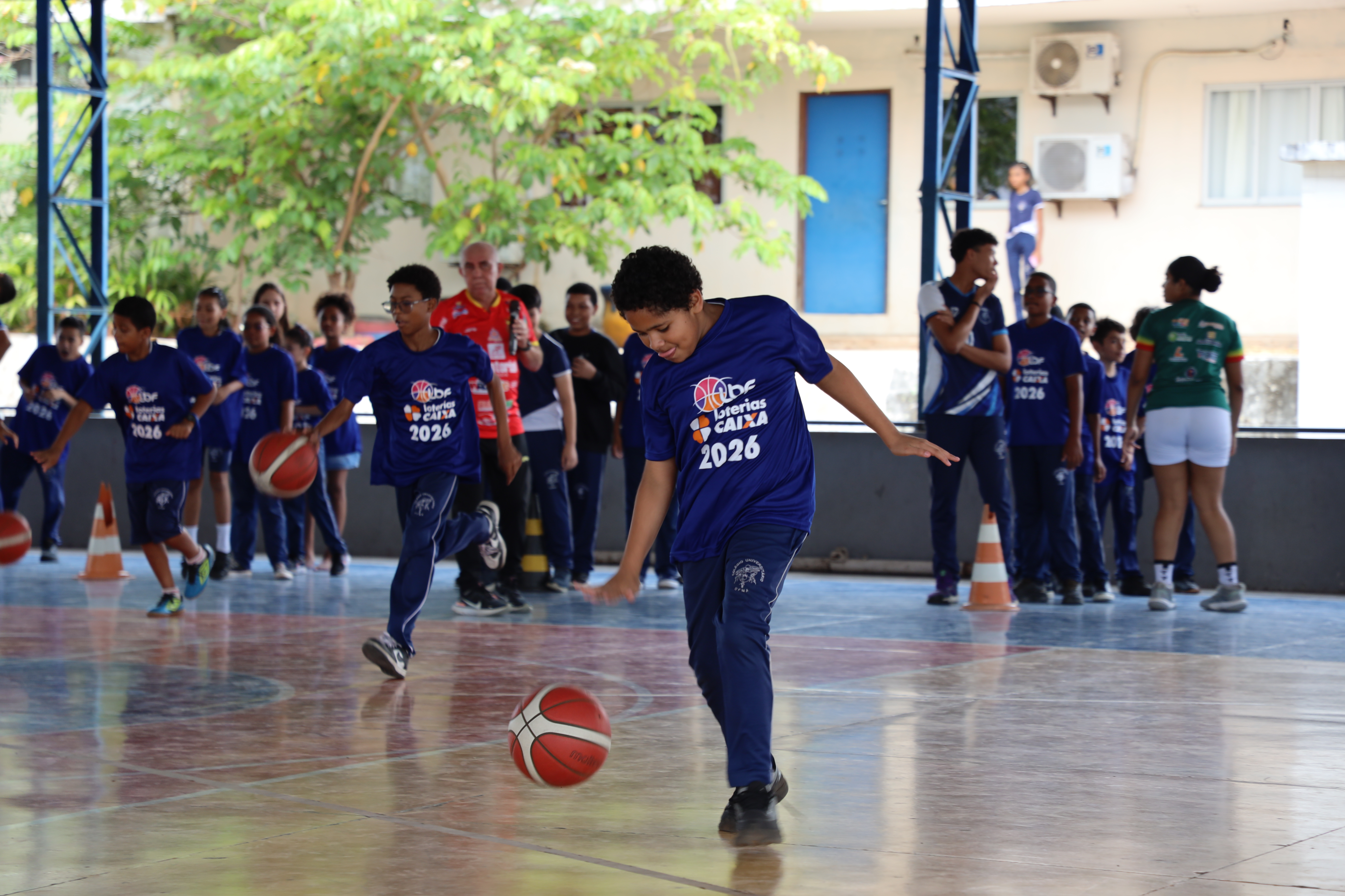 Colégio Universitário realiza 3ª edição do LBF Caixa nas Escolas com atividades esportivas e de educação ambiental