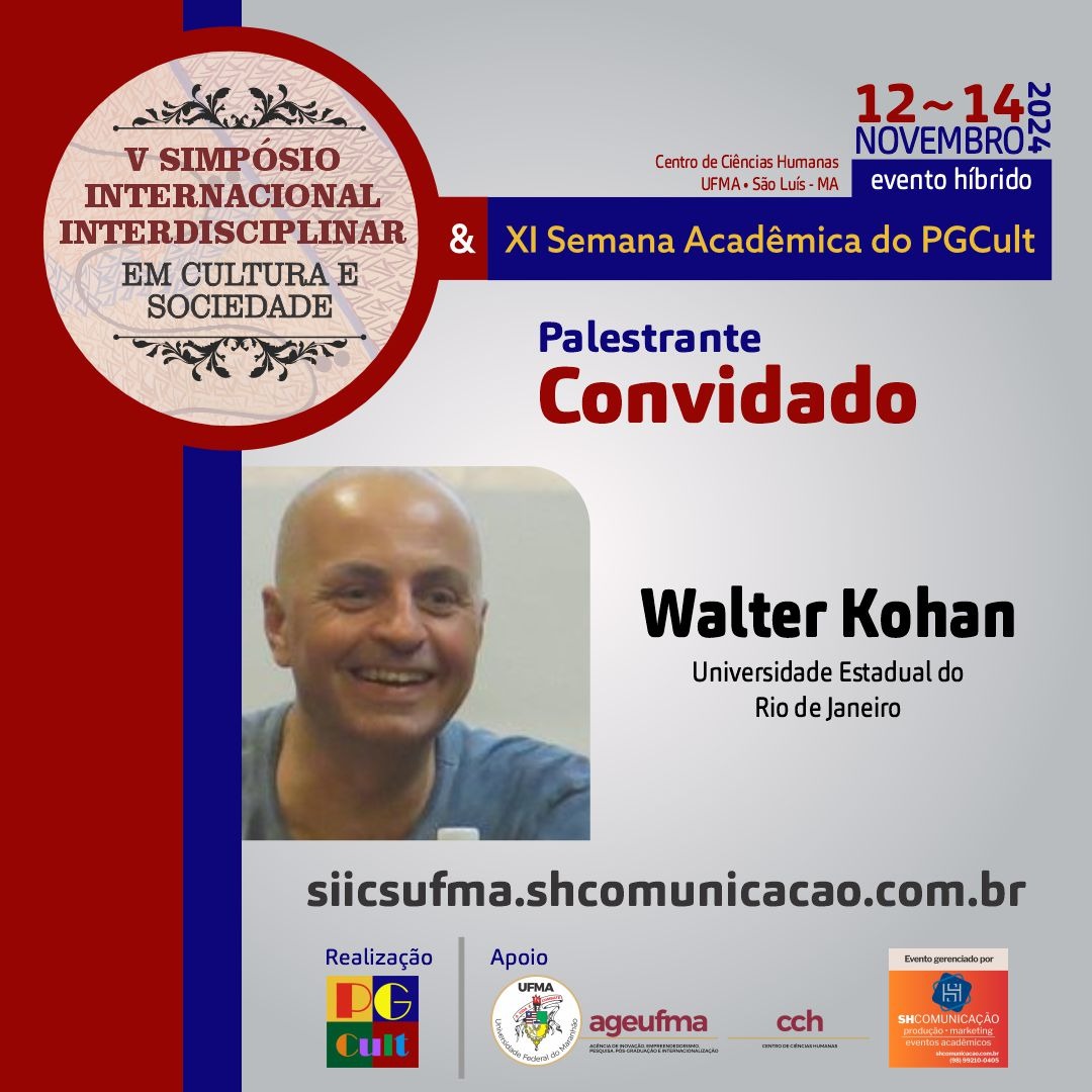 Começa amanhã, 12, o V Simpósio Internacional Interdisciplinar em Cultura e Sociedade (SIICS) e a XI Semana Acadêmica do PGCult, na UFMA