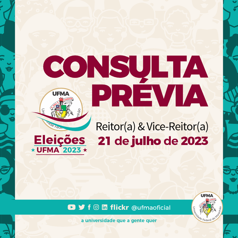 Consulta Pública para escolha de reitor(a) e vice-reitor(a) da UFMA ocorre nessa sexta-feira, 21.