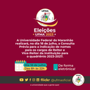Consulta Pública para escolha de reitor(a) e vice-reitor(a) da UFMA ocorre nessa terça-feira, 18.