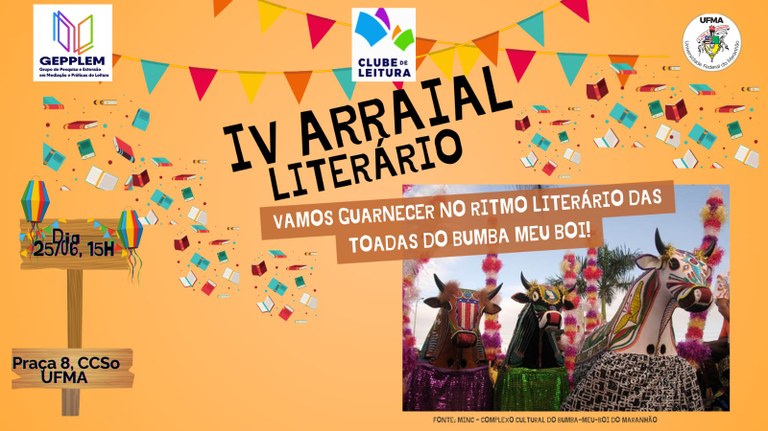 Cultura e Literatura: Gepplem promove IV Arraial Literário