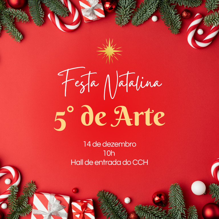 Curso de Teatro da UFMA promove 5ª de Arte com tema natalino nessa quinta-feira, 14