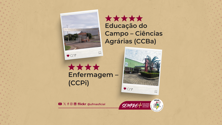 Cursos dos câmpus de Bacabal e de Pinheiro recebem notas máximas de 5 e 4 em avaliação do MEC