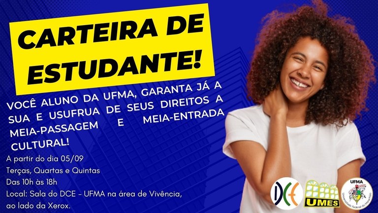 UFMA reinicia emissão de carteiras de estudante em parceria com a Umes