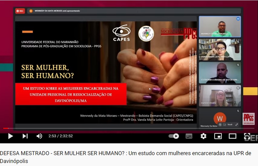 Defesa de Mestrado em Sociologia aborda mulheres em situação de cárcere em Davinópolis.jpg