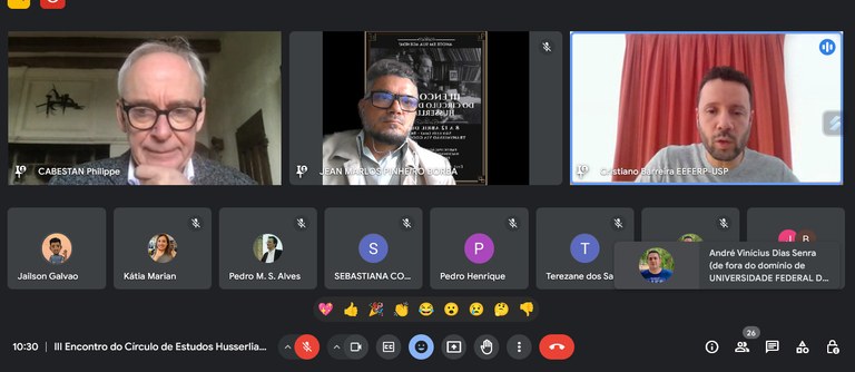 Departamento de Psicologia da UFMA dá início ao III Encontro do Círculo de Estudos Husserlianos nesta segunda-feira, 8