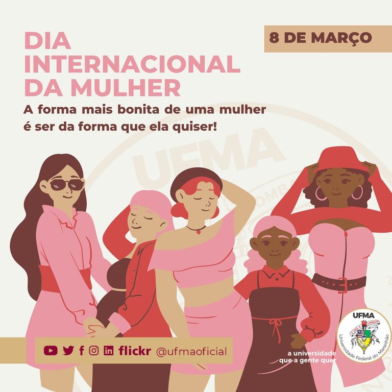 8 de março – Feliz Dia Internacional de luta das mulheres!