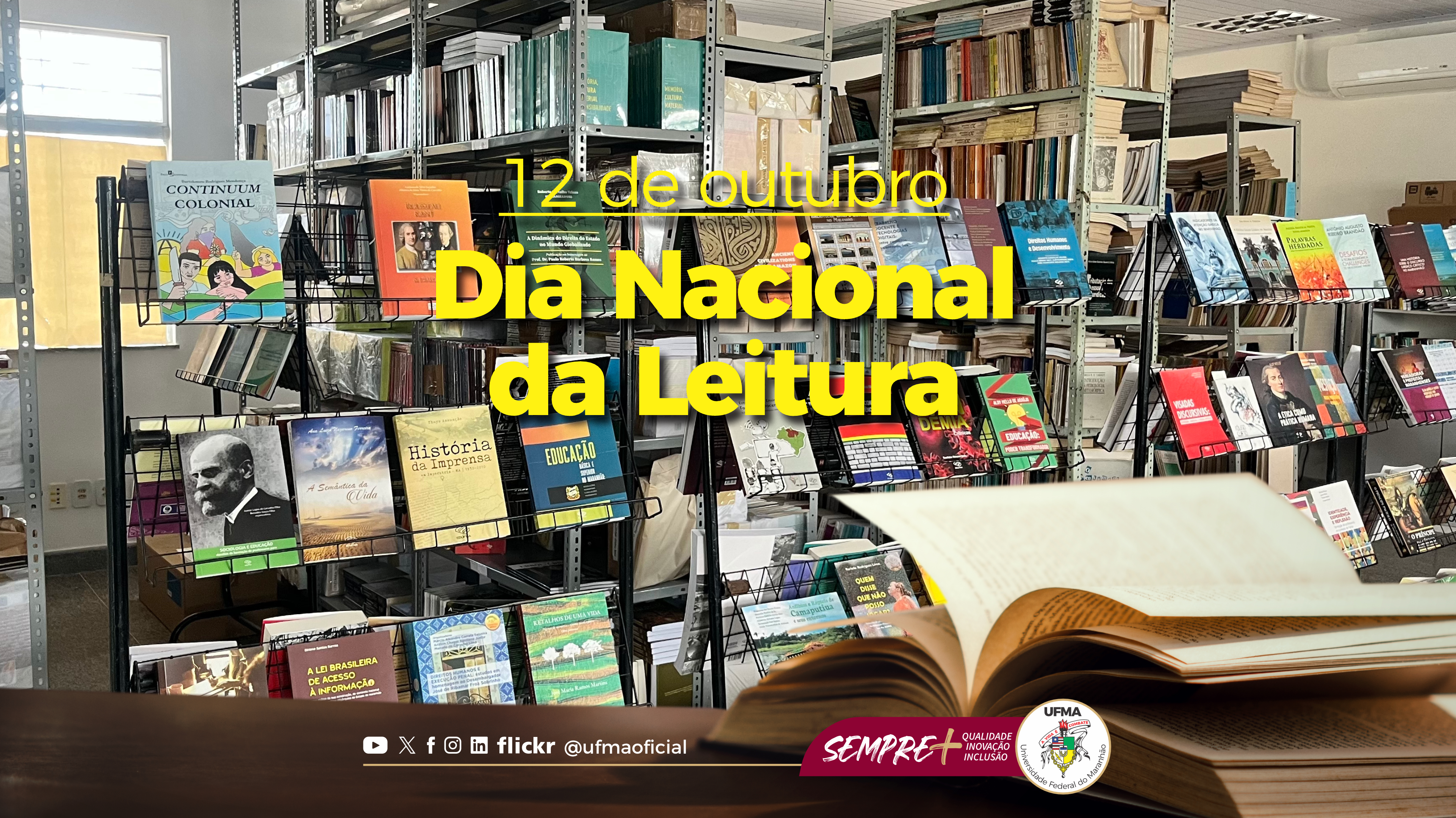 Dia Nacional da Leitura: conheça algumas iniciativas da UFMA de incentivo à leitura