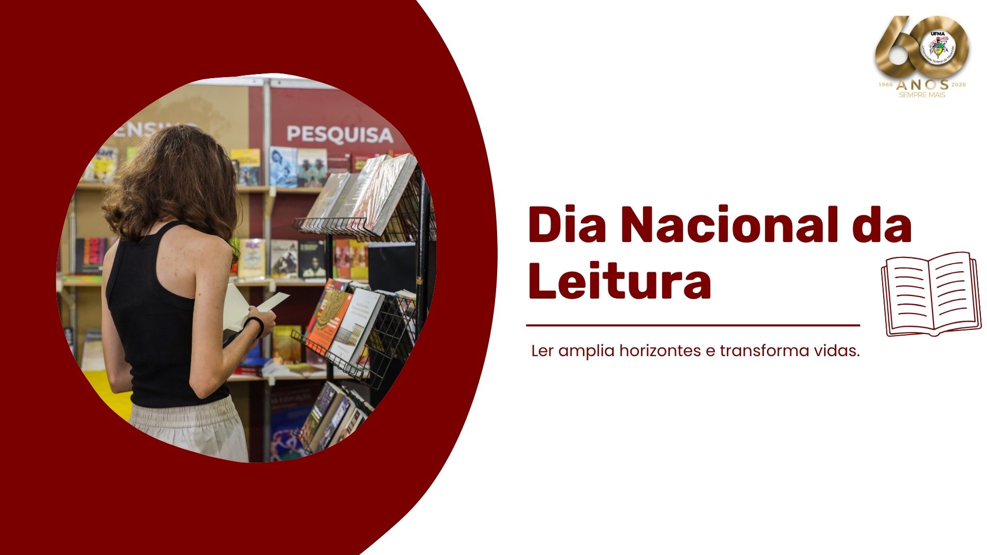 Dia Nacional da Leitura destaca papel da UFMA na formação de leitores