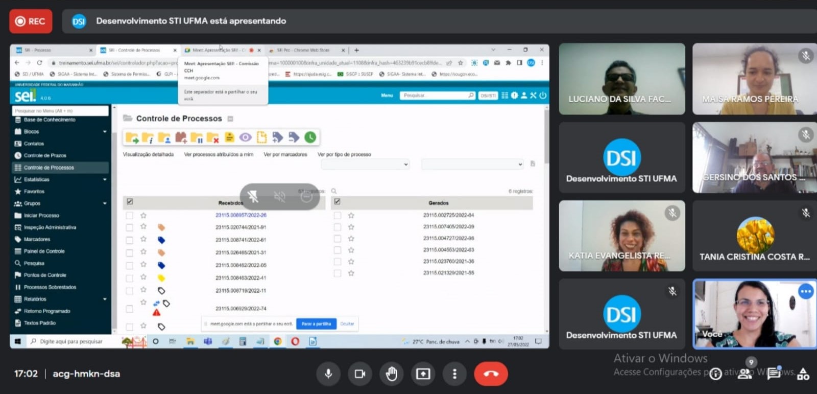Direção do CCH organiza minicurso que ensina sobre manuseio das progressões funcionais dos docentes no SEI!.jpeg