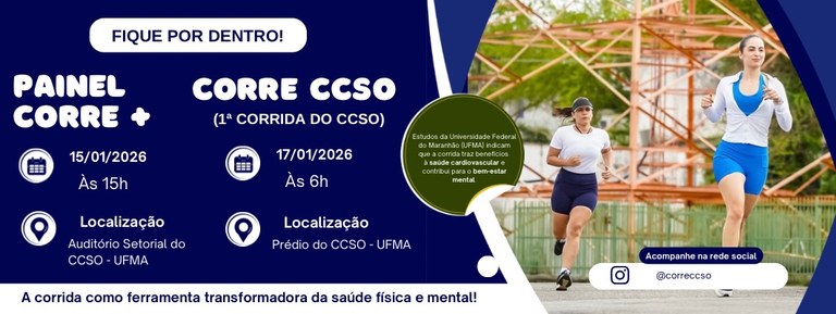 Discentes da UFMA realizam projeto “Corre CCSO” com foco na promoção da saúde física e mental