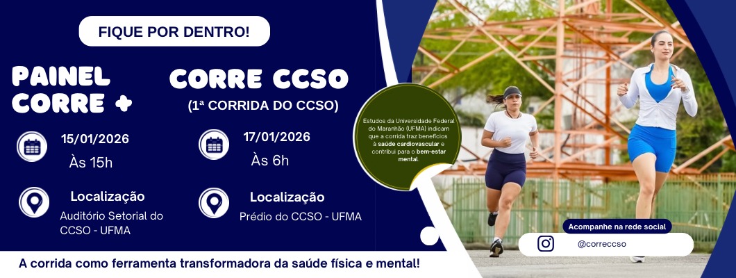 Discentes da UFMA realizam projeto “Corre CCSO” com foco na promoção da saúde física e mental