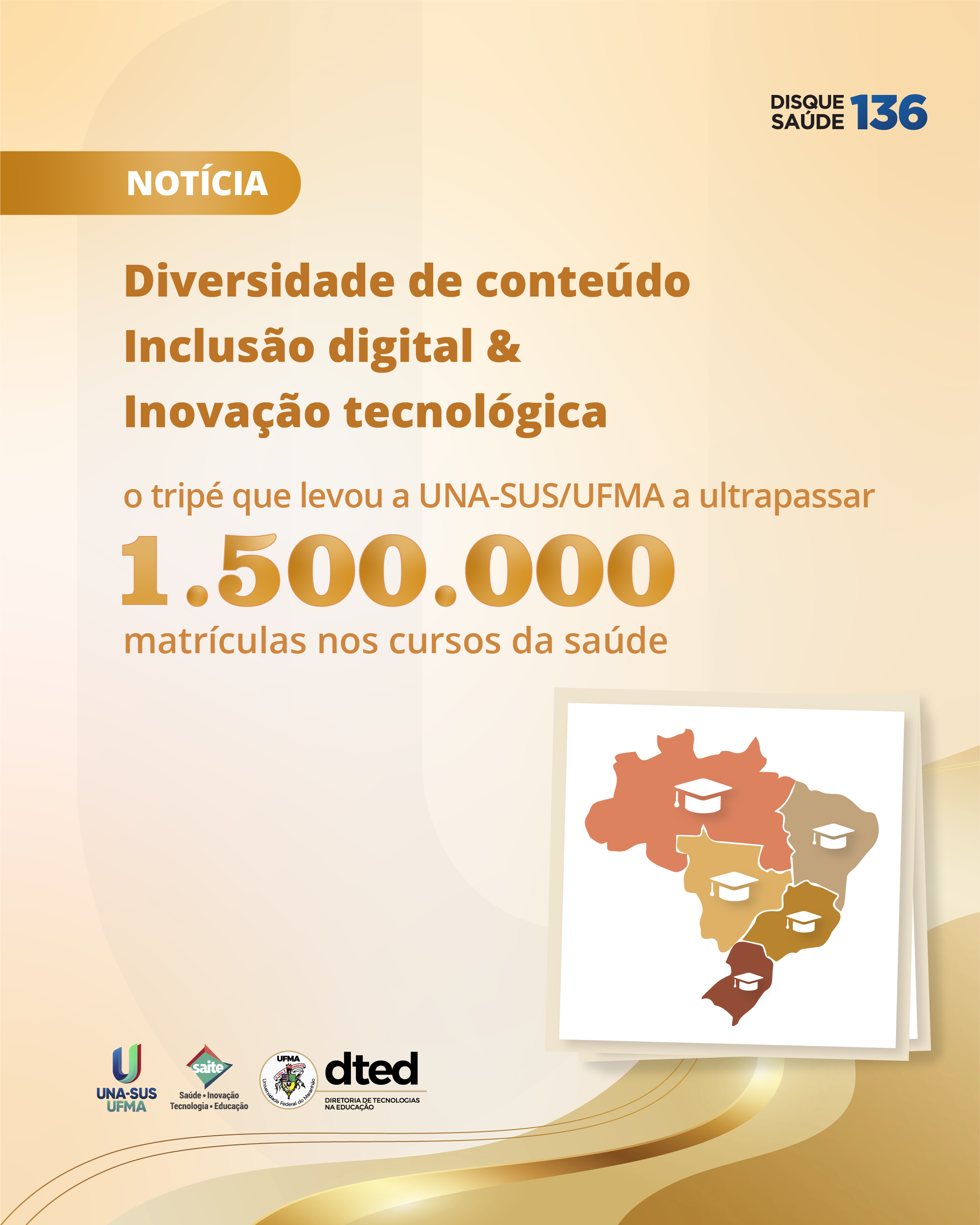 Diversidade de conteúdo, inclusão digital e inovação tecnológica o tripé que levou a UNA-SUS-UFMA ultrapassar 1,5 mi matrículas em cursos da saúde.png