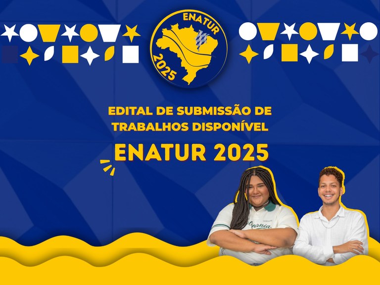 Divulgado o edital para submissão de trabalhos para o ENATUR 2025