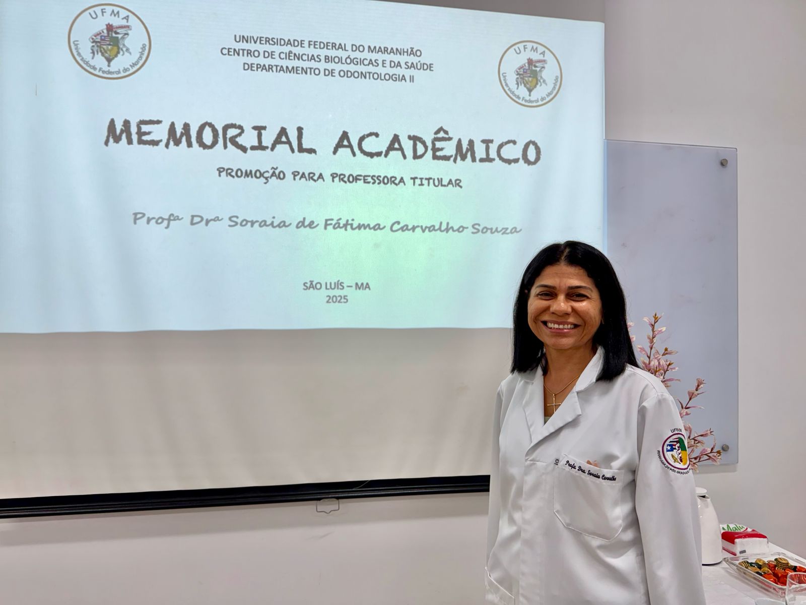 Docente de Odontologia defende memorial e conquista o título de professora titular da UFMA