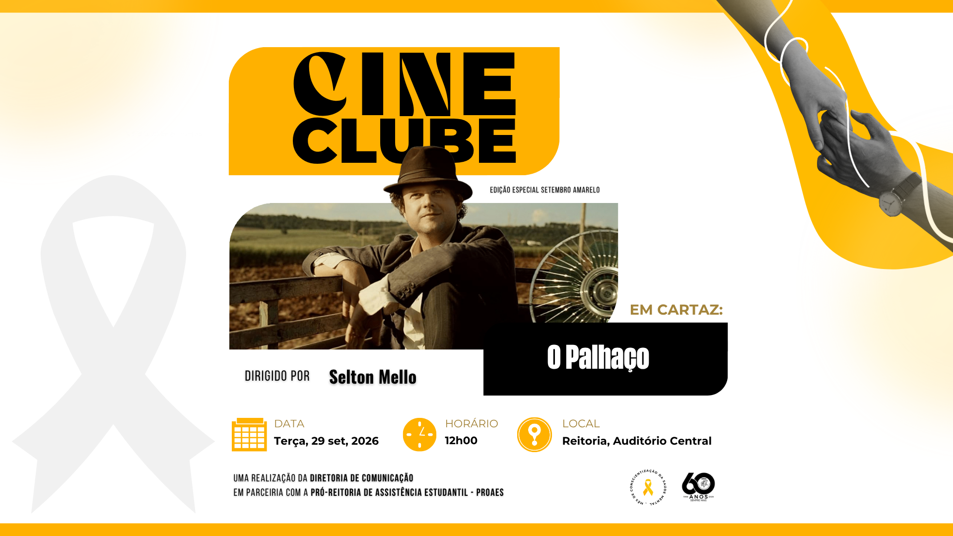 Edição especial do Cineclube da UFMA promove reflexão sobre valorização da vida