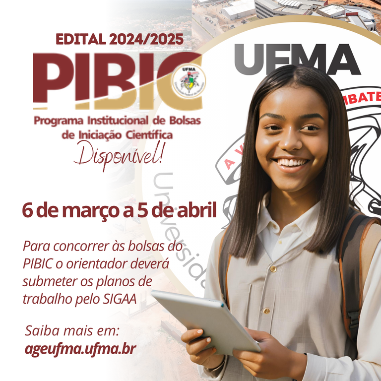 Edital de bolsas de iniciação científica da UFMA recebe inscrições até 5 de abril