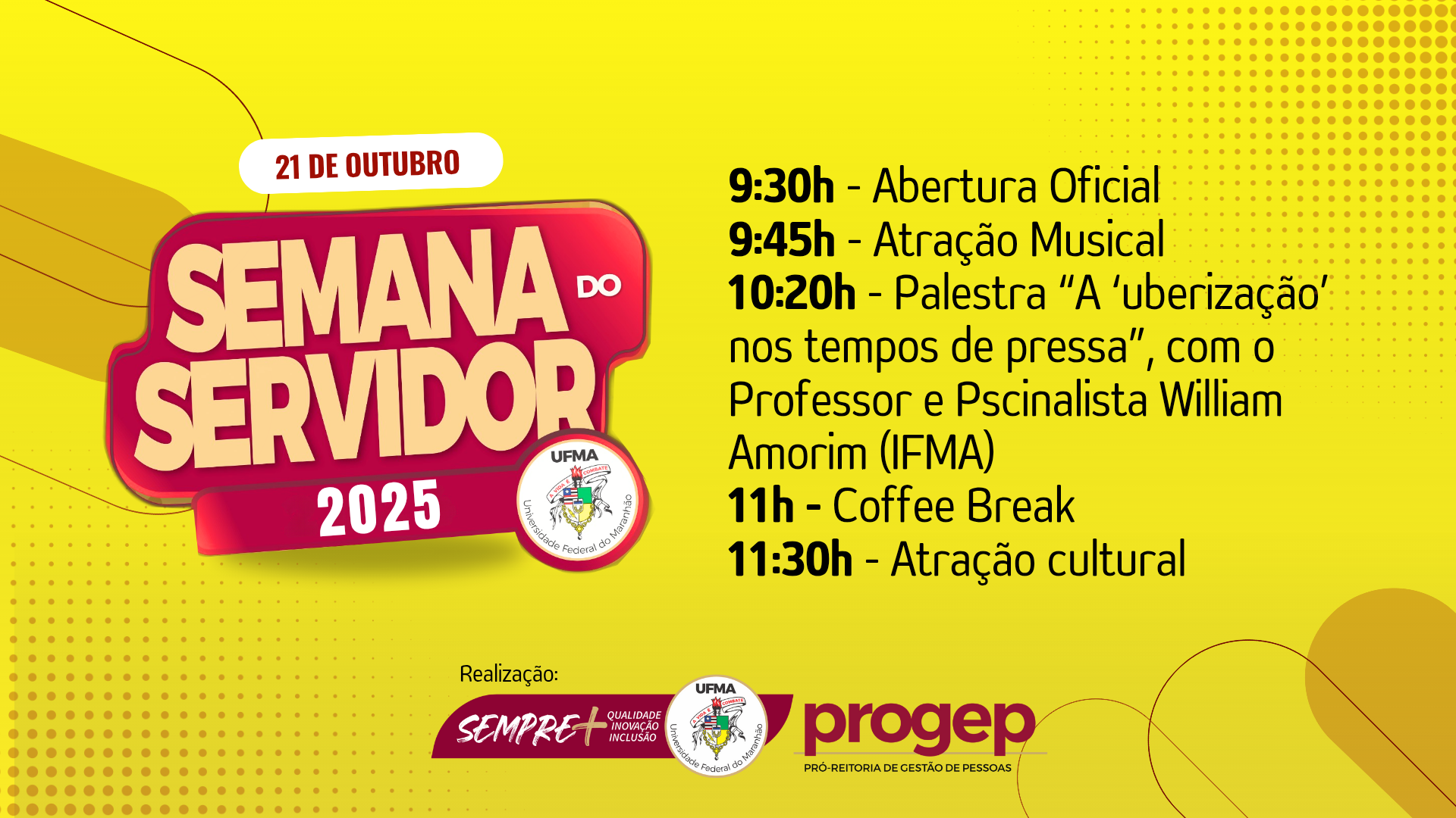> Em comemoração ao aniversário da UFMA e ao Dia do Servidor Público, instituição celebra os profissionais que fazem parte da história da Universidade