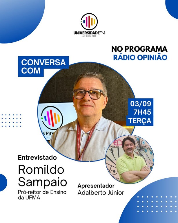 Em entrevista à Universidade Fm, Pró-reitor de Ensino da UFMA fala sobre a Feira de Profissões 2024