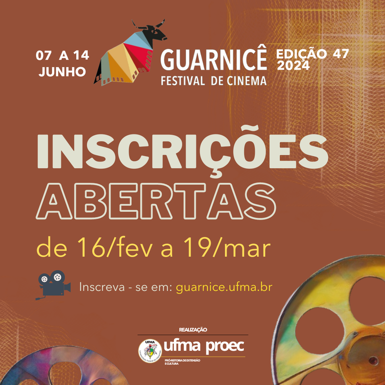 Estão abertas as inscrições para a 47ª edição do Festival Guarnicê de Cinema 2024