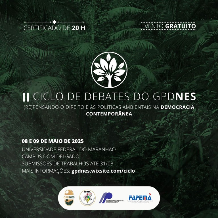 Evento sobre direito e políticas ambientais recebe submissão de trabalhos científicos até 31 de março