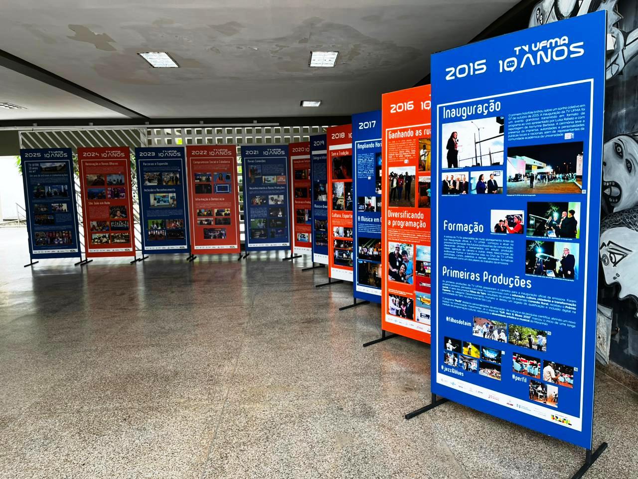 Exposição interativa ‘TV UFMA: Uma década de imagens, um futuro de ideias’ será aberta, nesta quarta-feira, 18, no Auditório Central da UFMA