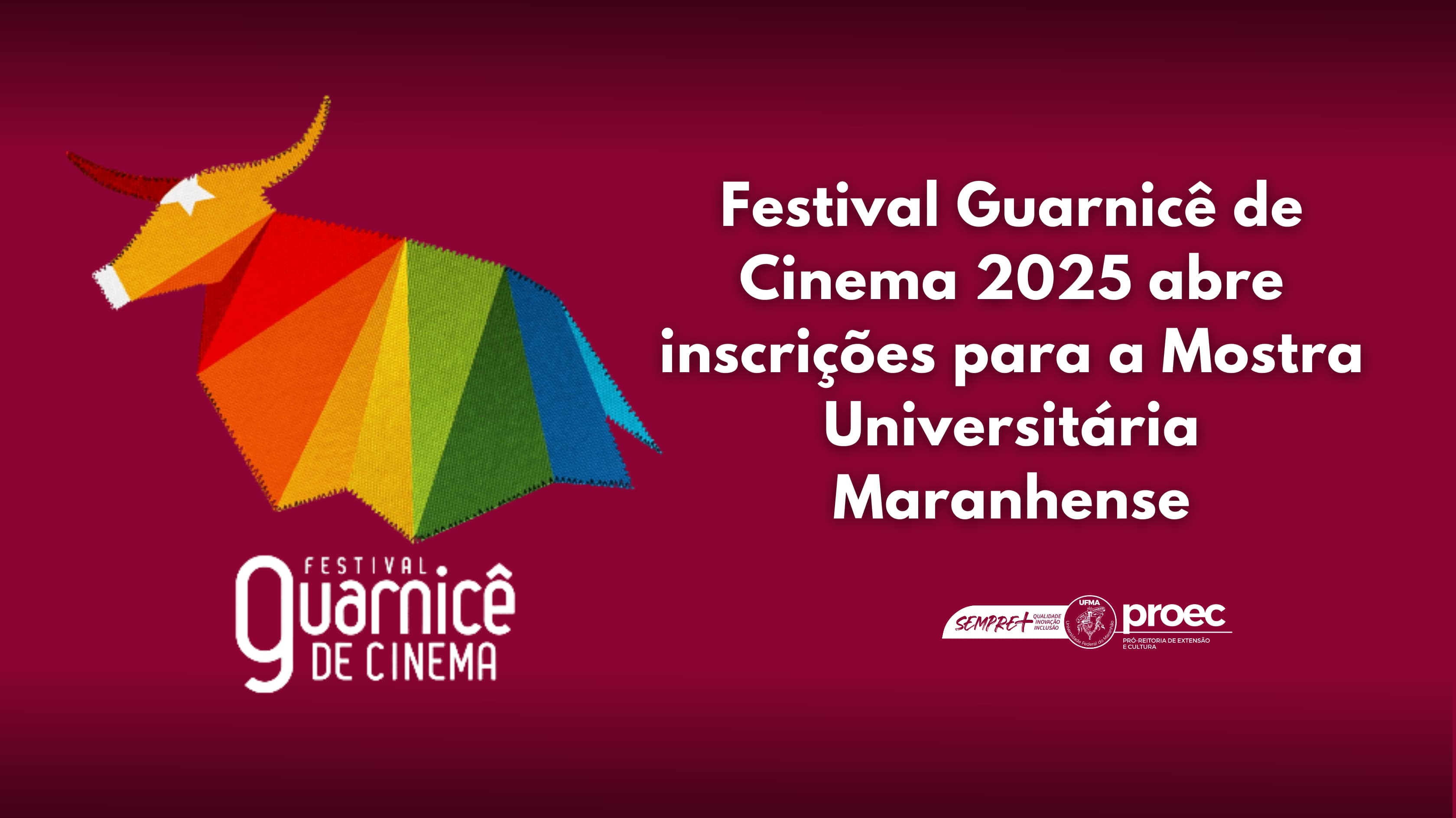 Festival Guarnicê de Cinema 2025 abre inscrições para a Mostra Universitária Maranhense