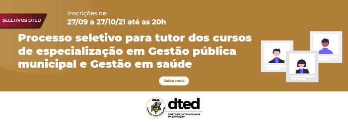 Inscrições abertas para seletivo de tutor para cursos de Especialização em Gestão Pública Municipal e Gestão em Saúde.png