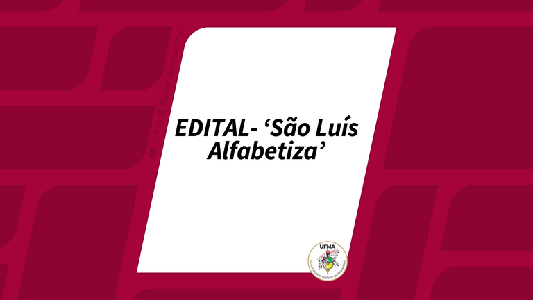 Inscrições para seleção de bolsistas do projeto ‘São Luís Alfabetiza’ seguem até esta sexta-feira, 10