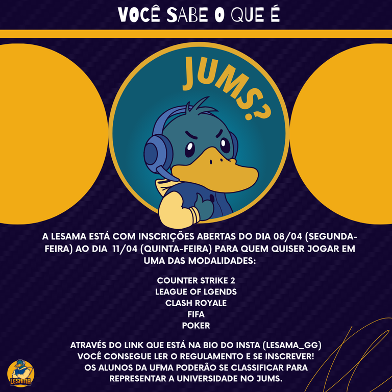 Liga de e-sports da UFMA promove torneio de jogos eletrônicos; inscrições encerram nesta quinta-feira, 11